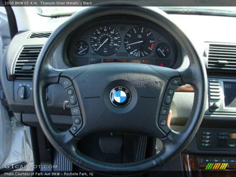 Titanium Silver Metallic / Black 2006 BMW X5 4.4i