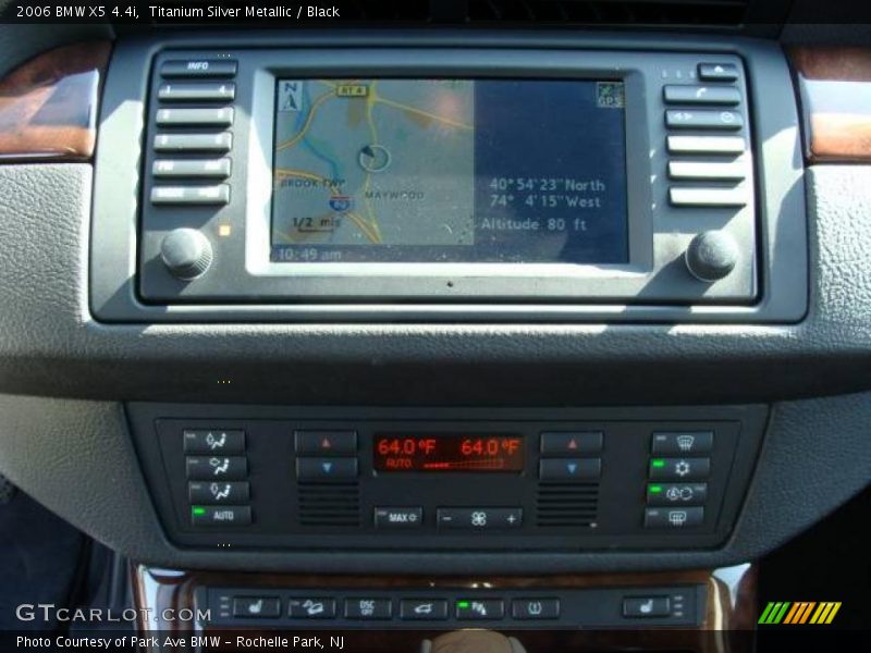 Titanium Silver Metallic / Black 2006 BMW X5 4.4i