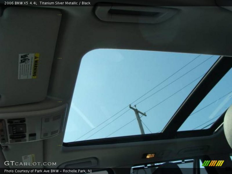 Titanium Silver Metallic / Black 2006 BMW X5 4.4i