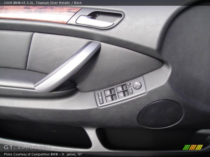 Titanium Silver Metallic / Black 2006 BMW X5 3.0i