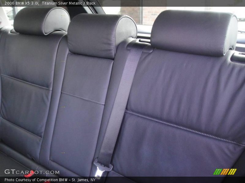 Titanium Silver Metallic / Black 2006 BMW X5 3.0i