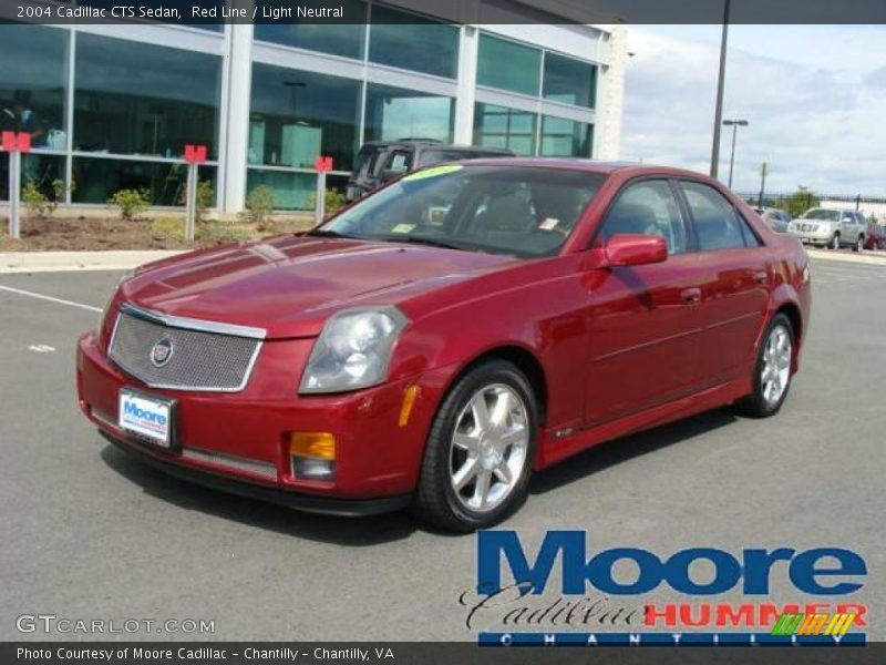 Red Line / Light Neutral 2004 Cadillac CTS Sedan