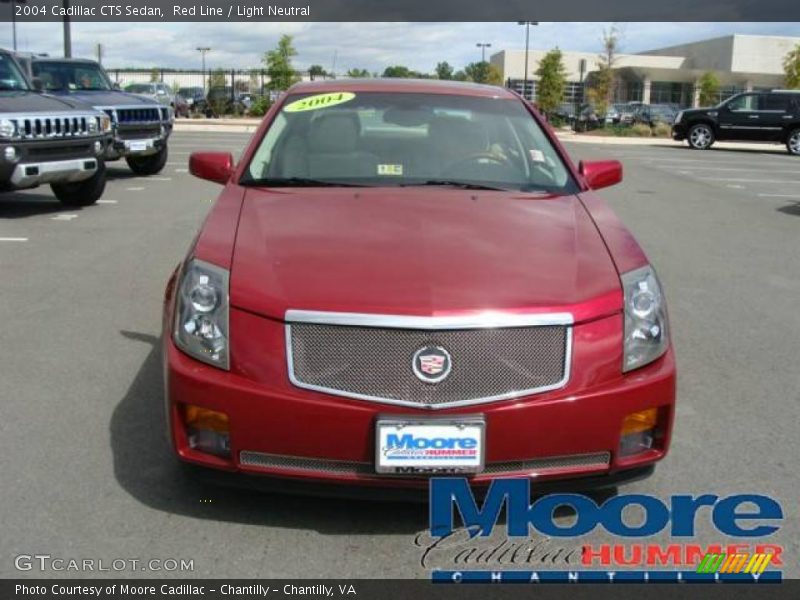 Red Line / Light Neutral 2004 Cadillac CTS Sedan