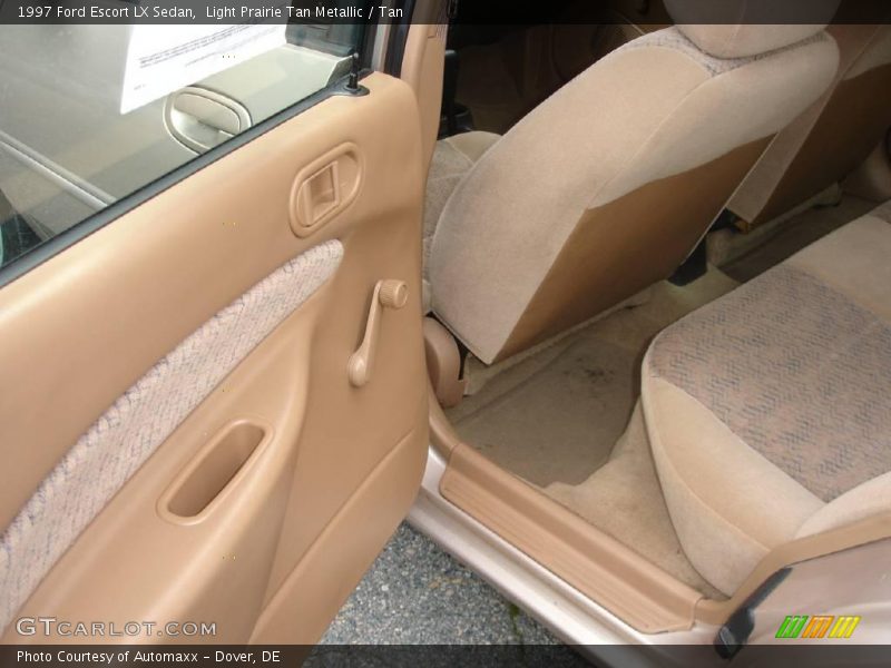 Light Prairie Tan Metallic / Tan 1997 Ford Escort LX Sedan
