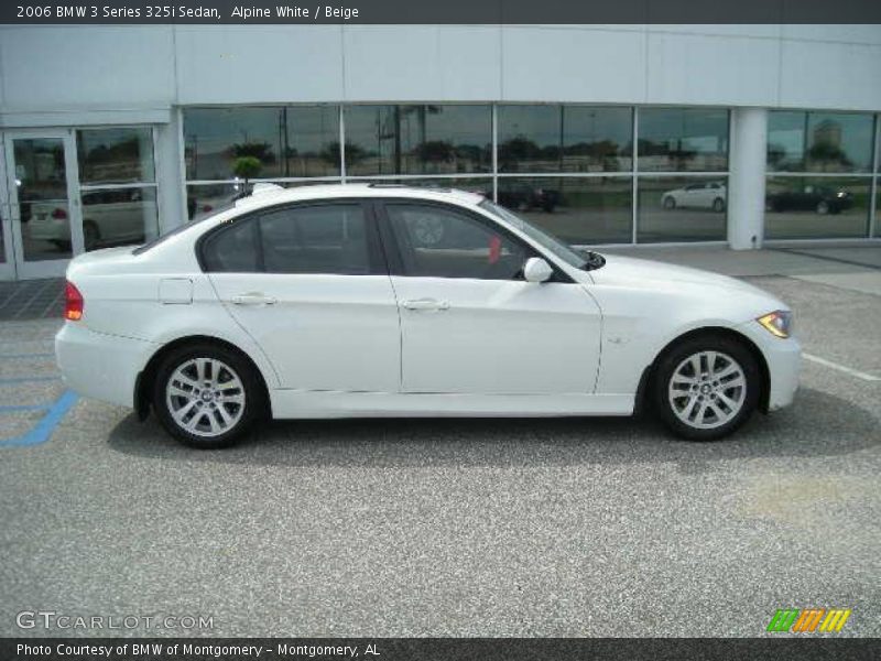 Alpine White / Beige 2006 BMW 3 Series 325i Sedan