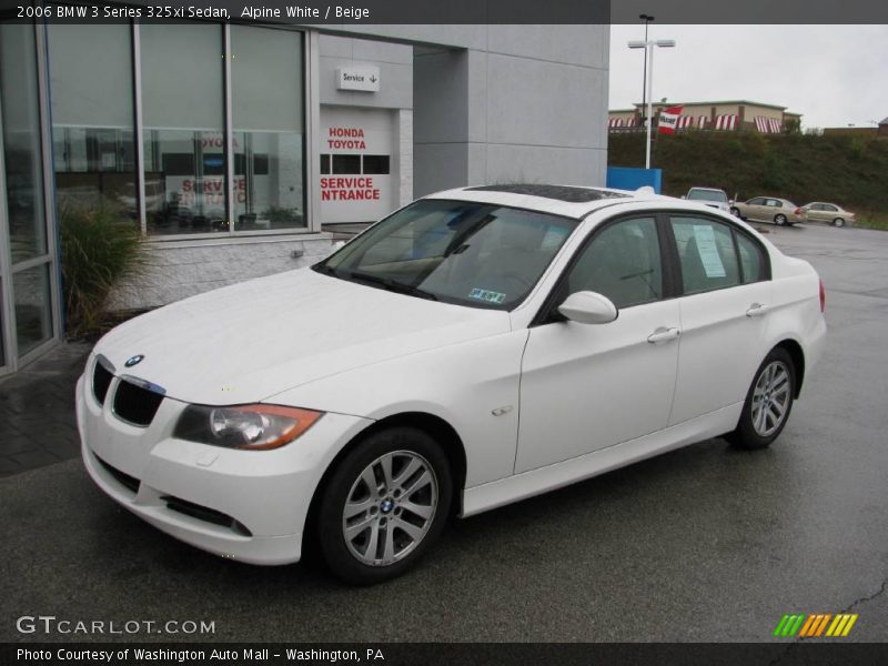 Alpine White / Beige 2006 BMW 3 Series 325xi Sedan