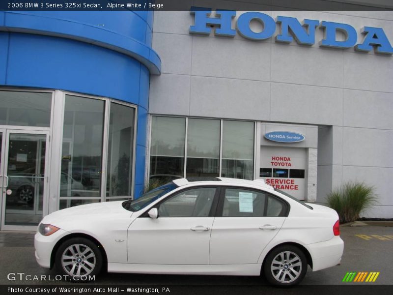 Alpine White / Beige 2006 BMW 3 Series 325xi Sedan