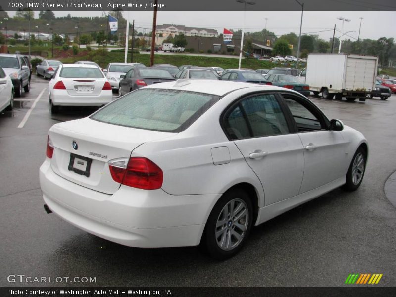 Alpine White / Beige 2006 BMW 3 Series 325xi Sedan