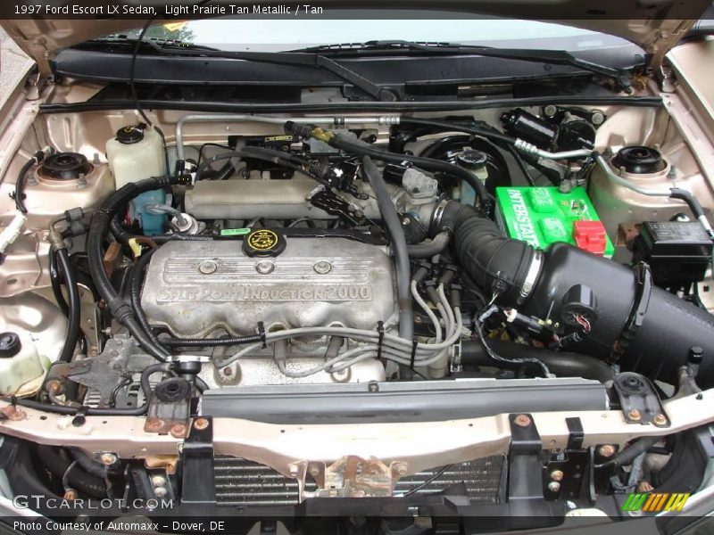 Light Prairie Tan Metallic / Tan 1997 Ford Escort LX Sedan