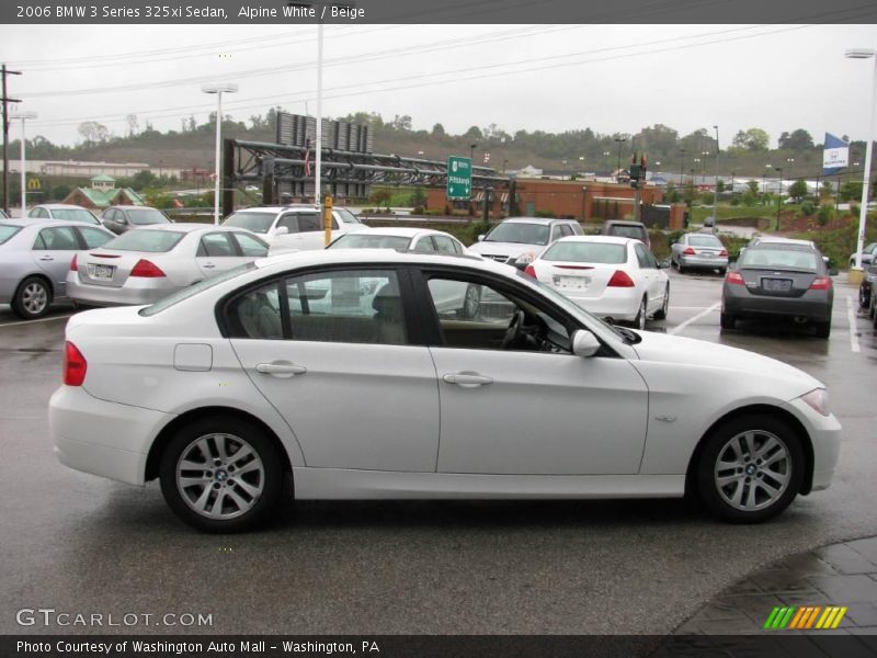 Alpine White / Beige 2006 BMW 3 Series 325xi Sedan