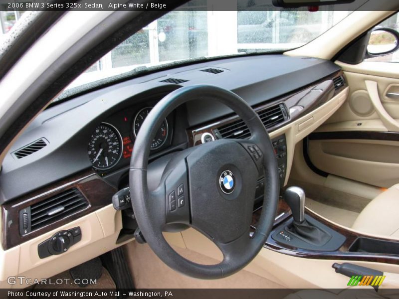 Alpine White / Beige 2006 BMW 3 Series 325xi Sedan