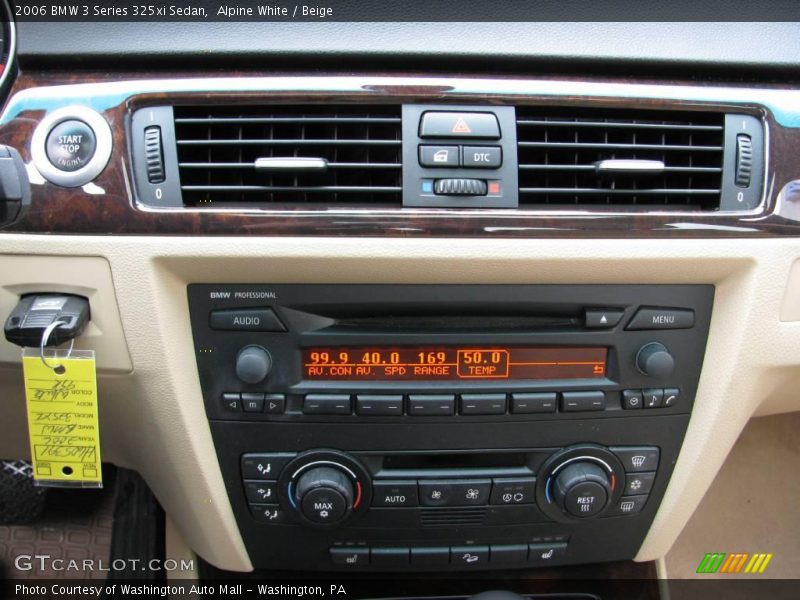 Alpine White / Beige 2006 BMW 3 Series 325xi Sedan