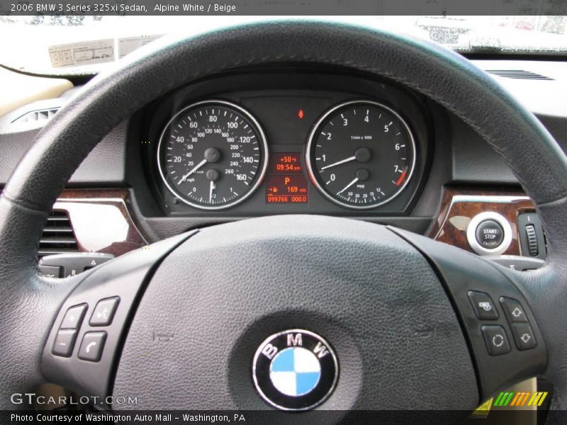 Alpine White / Beige 2006 BMW 3 Series 325xi Sedan