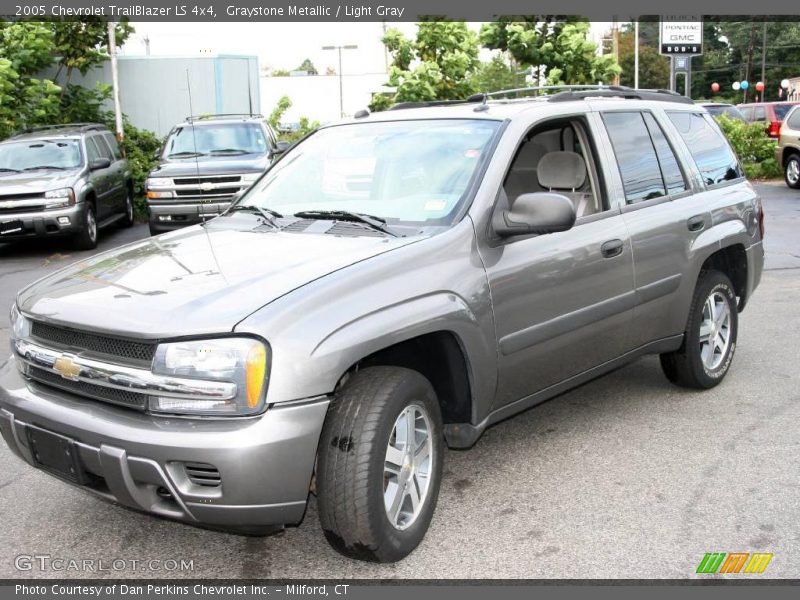 Graystone Metallic / Light Gray 2005 Chevrolet TrailBlazer LS 4x4