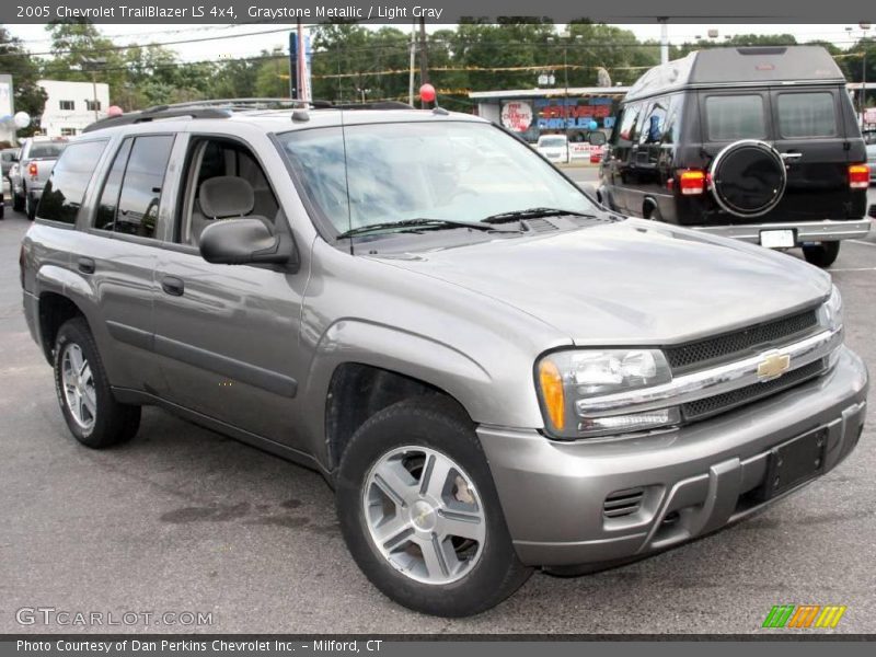Graystone Metallic / Light Gray 2005 Chevrolet TrailBlazer LS 4x4