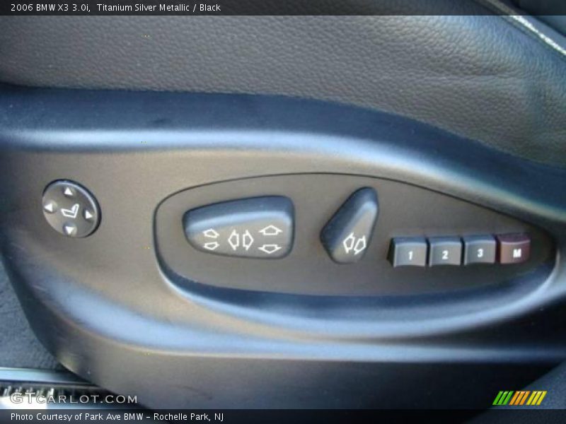 Titanium Silver Metallic / Black 2006 BMW X3 3.0i