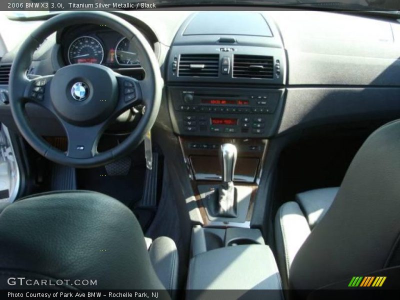 Titanium Silver Metallic / Black 2006 BMW X3 3.0i