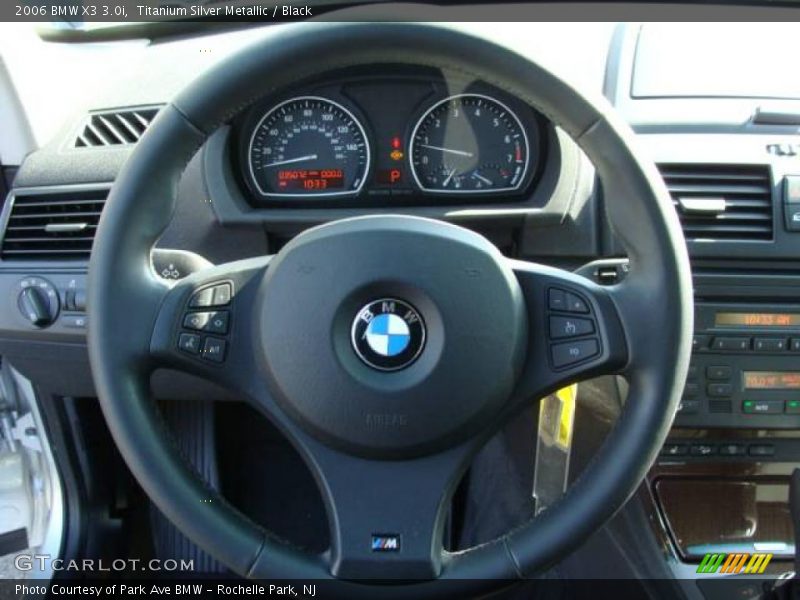 Titanium Silver Metallic / Black 2006 BMW X3 3.0i