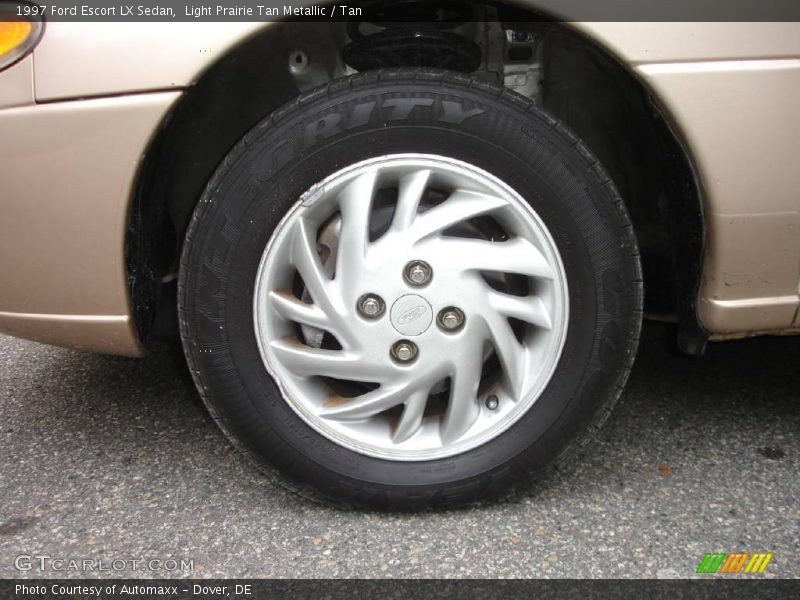 Light Prairie Tan Metallic / Tan 1997 Ford Escort LX Sedan