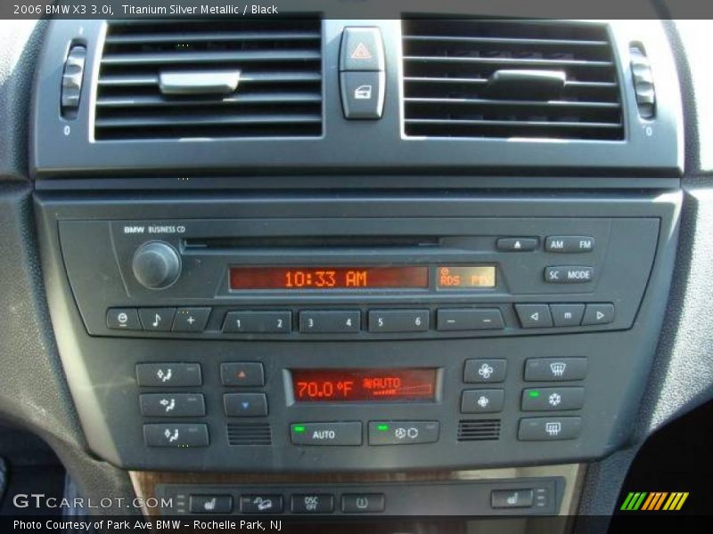 Titanium Silver Metallic / Black 2006 BMW X3 3.0i