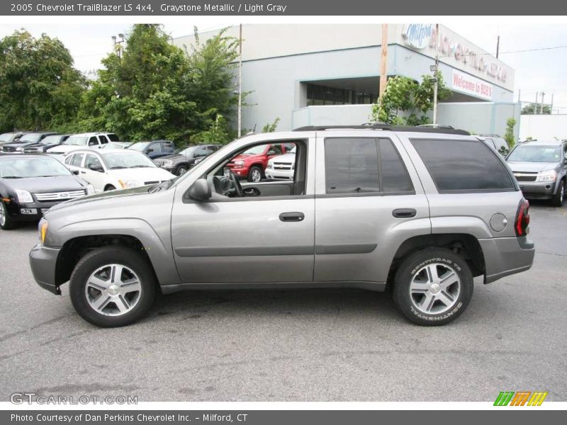 Graystone Metallic / Light Gray 2005 Chevrolet TrailBlazer LS 4x4