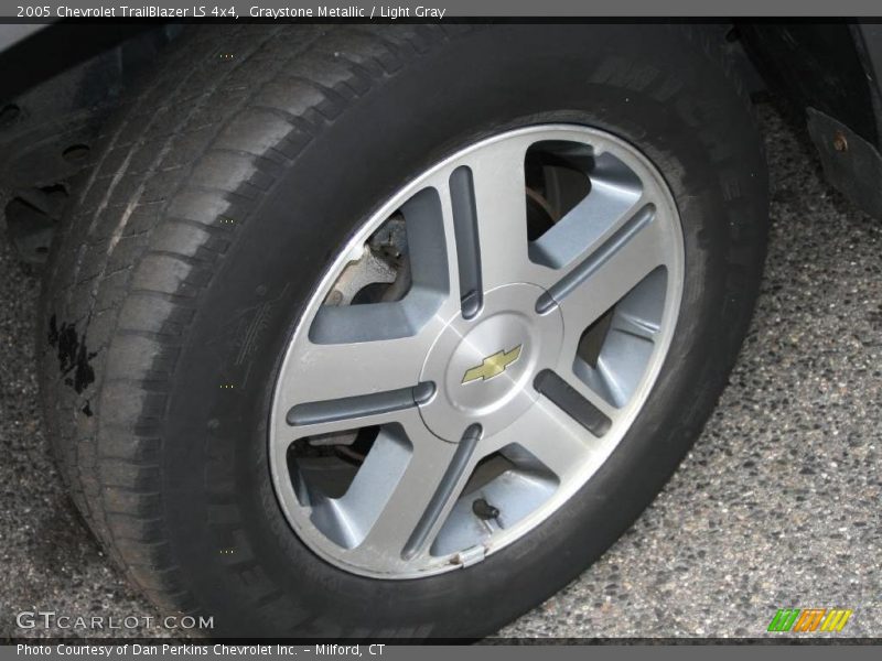 Graystone Metallic / Light Gray 2005 Chevrolet TrailBlazer LS 4x4