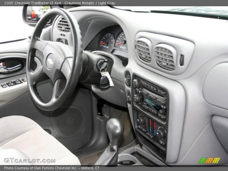 Graystone Metallic / Light Gray 2005 Chevrolet TrailBlazer LS 4x4