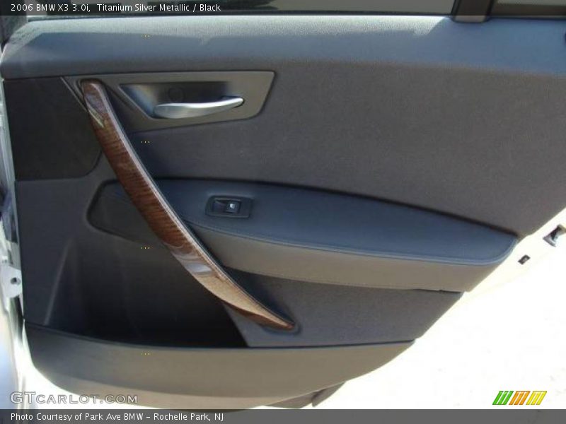 Titanium Silver Metallic / Black 2006 BMW X3 3.0i