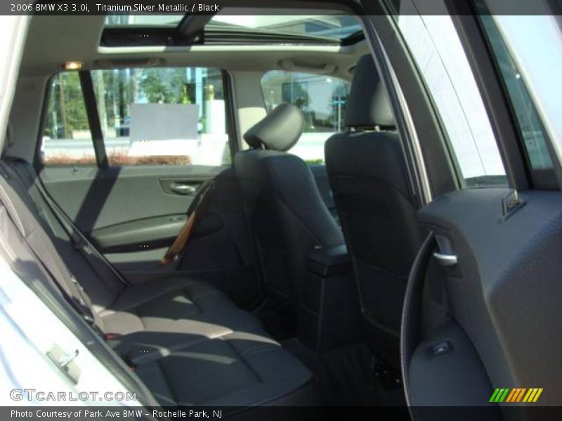 Titanium Silver Metallic / Black 2006 BMW X3 3.0i