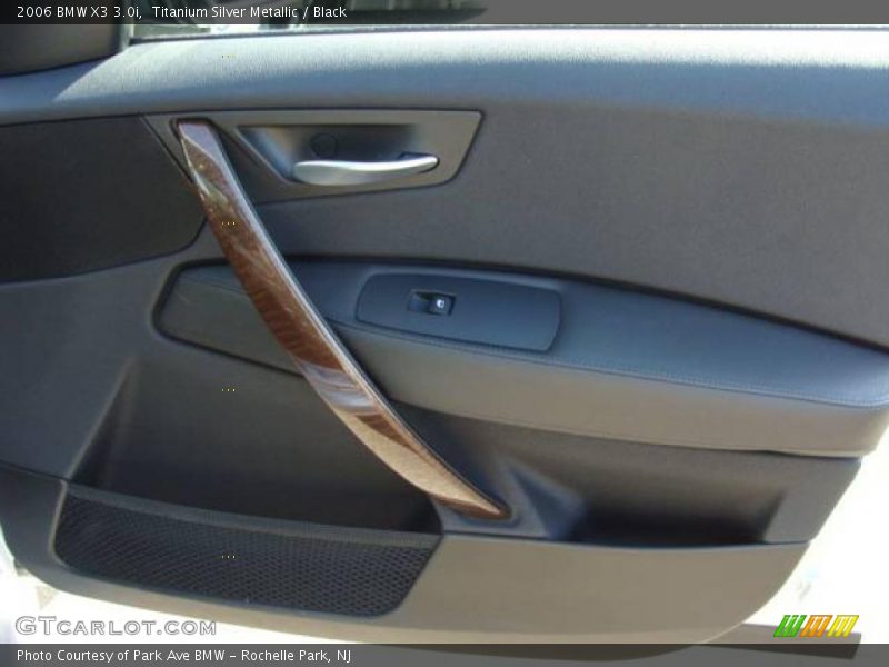 Titanium Silver Metallic / Black 2006 BMW X3 3.0i