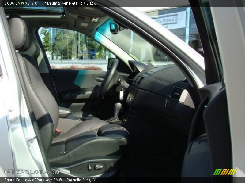 Titanium Silver Metallic / Black 2006 BMW X3 3.0i