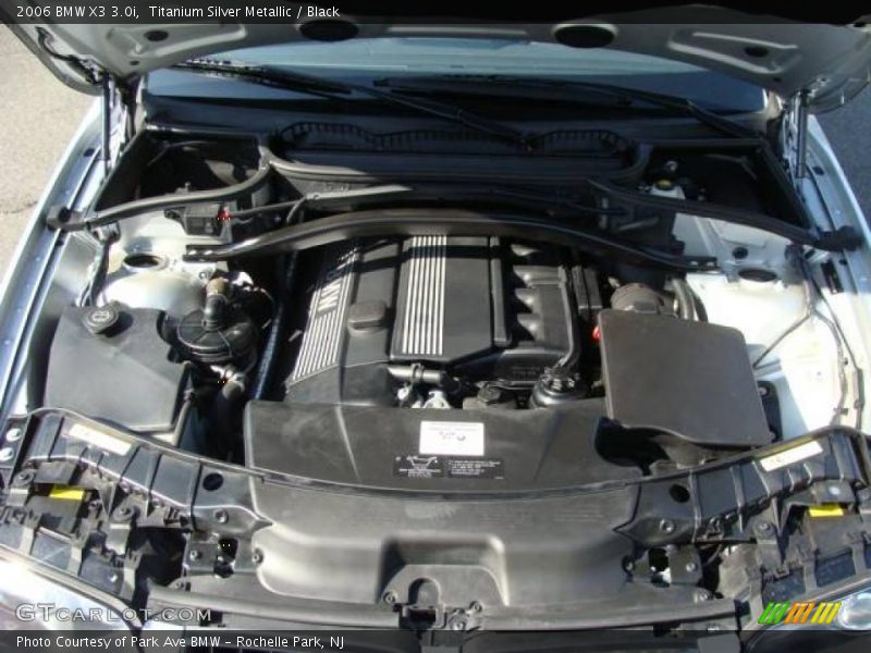 Titanium Silver Metallic / Black 2006 BMW X3 3.0i