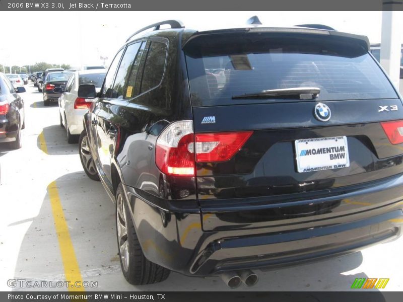 Jet Black / Terracotta 2006 BMW X3 3.0i