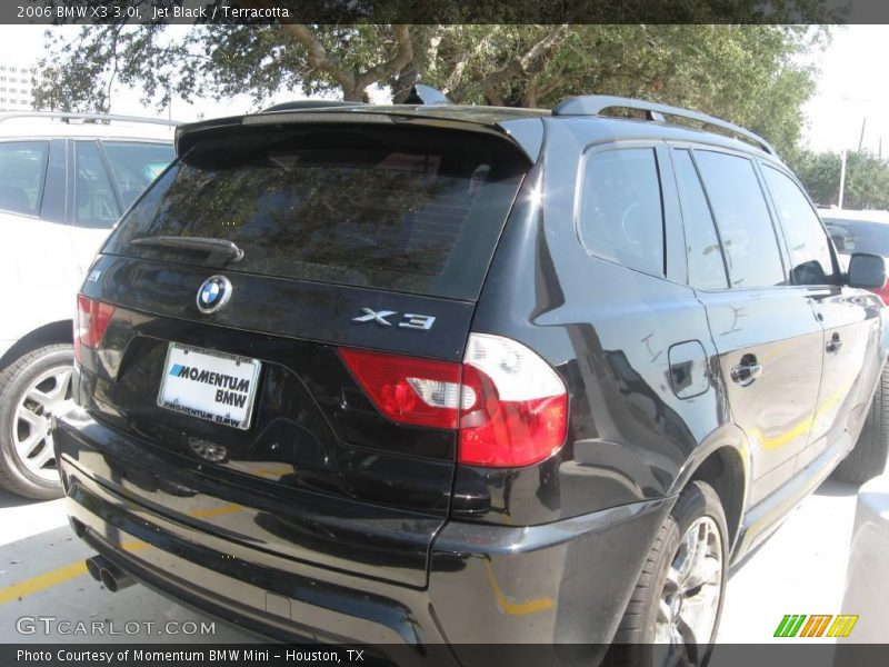 Jet Black / Terracotta 2006 BMW X3 3.0i