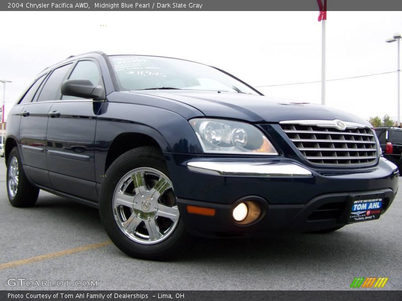 Midnight Blue Pearl / Dark Slate Gray 2004 Chrysler Pacifica AWD