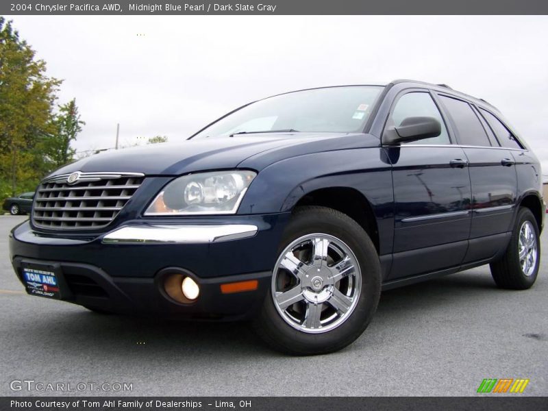 Midnight Blue Pearl / Dark Slate Gray 2004 Chrysler Pacifica AWD