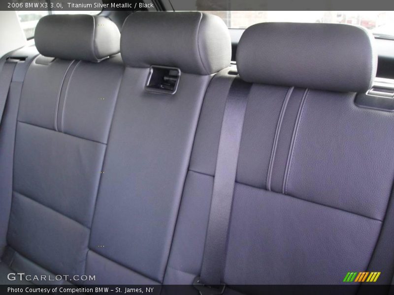 Titanium Silver Metallic / Black 2006 BMW X3 3.0i