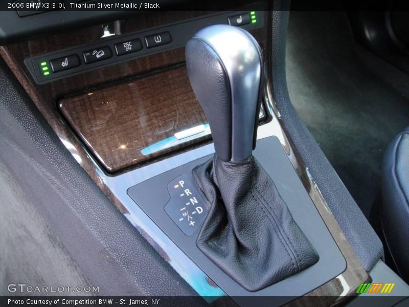 Titanium Silver Metallic / Black 2006 BMW X3 3.0i