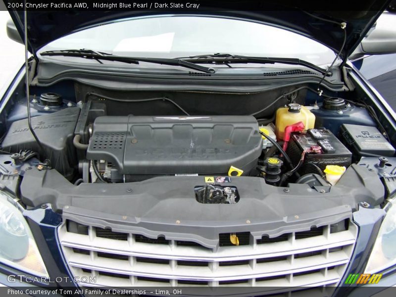 Midnight Blue Pearl / Dark Slate Gray 2004 Chrysler Pacifica AWD