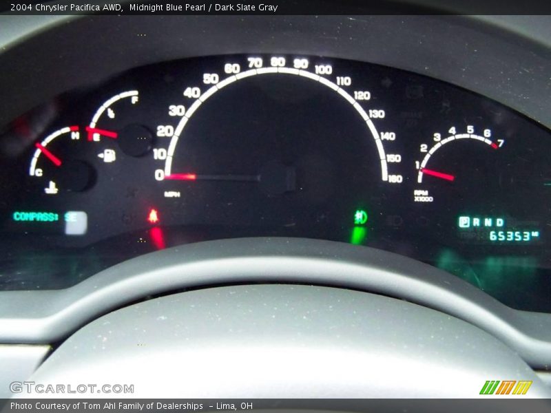 Midnight Blue Pearl / Dark Slate Gray 2004 Chrysler Pacifica AWD