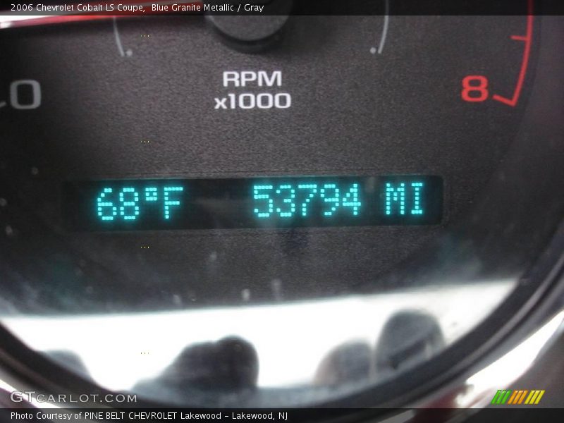 Blue Granite Metallic / Gray 2006 Chevrolet Cobalt LS Coupe
