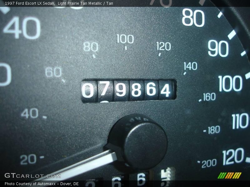 Light Prairie Tan Metallic / Tan 1997 Ford Escort LX Sedan