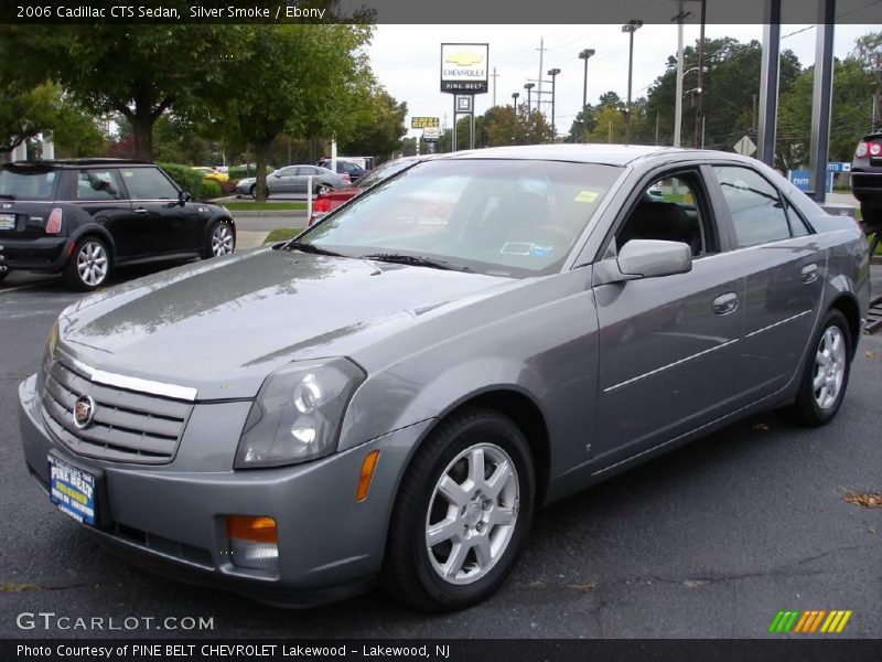 Silver Smoke / Ebony 2006 Cadillac CTS Sedan