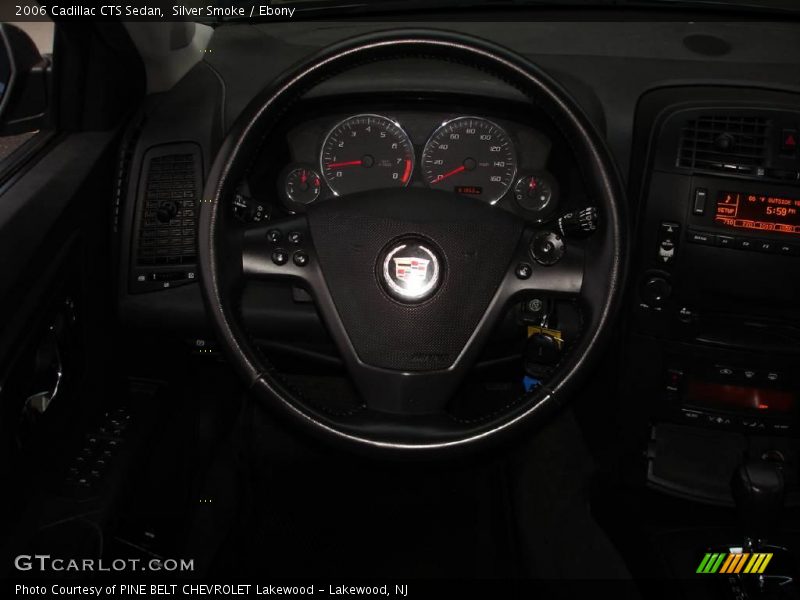 Silver Smoke / Ebony 2006 Cadillac CTS Sedan