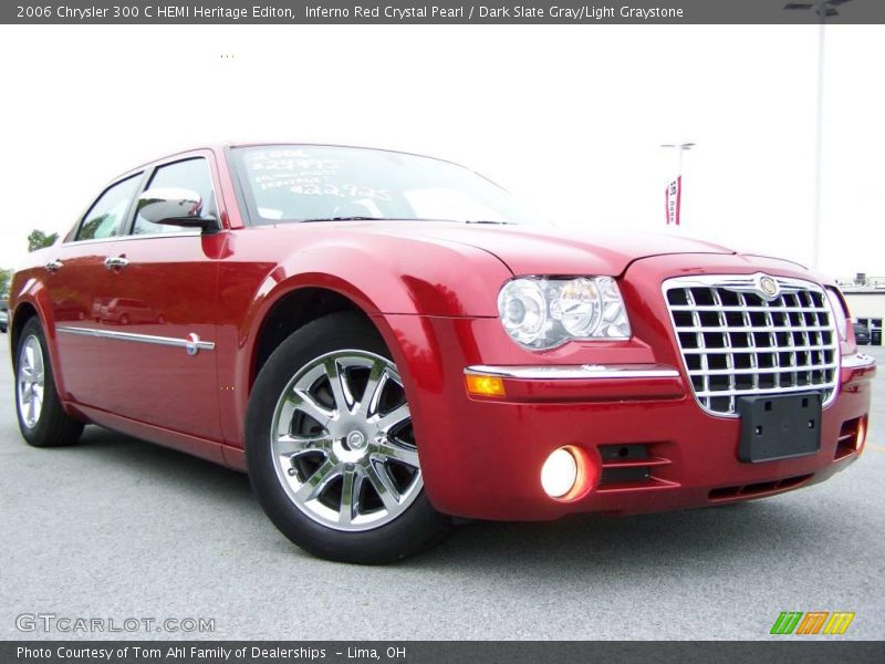 Inferno Red Crystal Pearl / Dark Slate Gray/Light Graystone 2006 Chrysler 300 C HEMI Heritage Editon