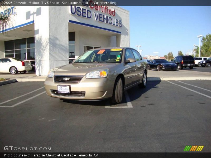 Sandstone Metallic / Cashmere Beige 2006 Chevrolet Malibu LT V6 Sedan
