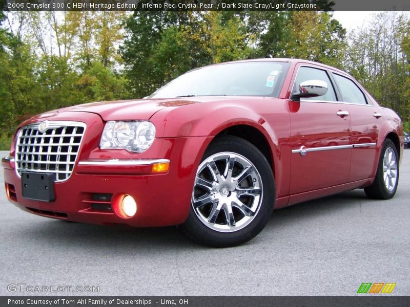 Inferno Red Crystal Pearl / Dark Slate Gray/Light Graystone 2006 Chrysler 300 C HEMI Heritage Editon