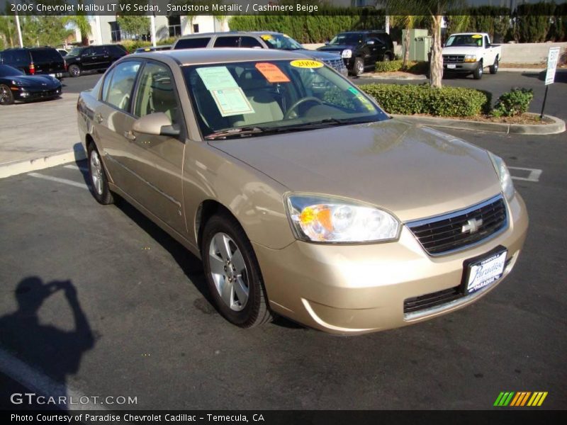 Sandstone Metallic / Cashmere Beige 2006 Chevrolet Malibu LT V6 Sedan