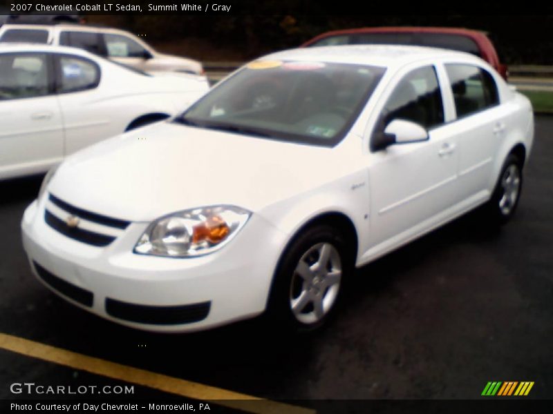 Summit White / Gray 2007 Chevrolet Cobalt LT Sedan