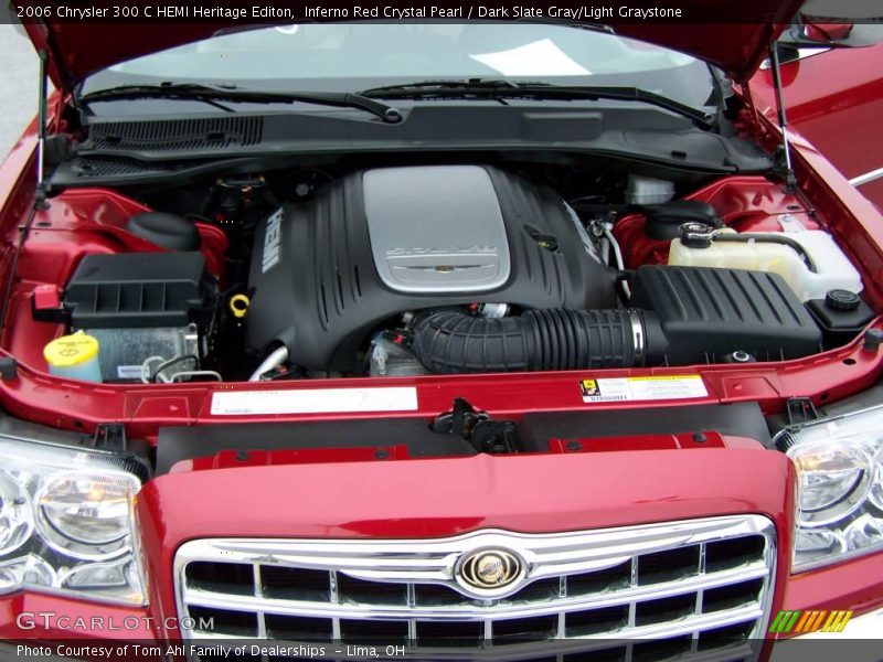 Inferno Red Crystal Pearl / Dark Slate Gray/Light Graystone 2006 Chrysler 300 C HEMI Heritage Editon